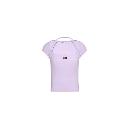 Tommy Hilfiger Jeans Purple Recycled Polyester Tops & T-Shirt - Sandy Store ByNet