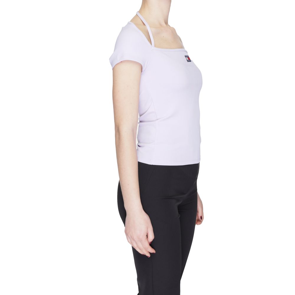 Tommy Hilfiger Jeans Purple Recycled Polyester Tops & T-Shirt - Sandy Store ByNet