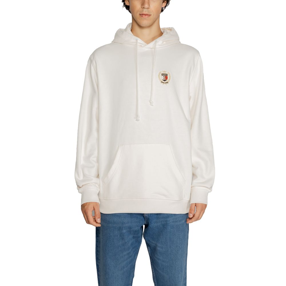 Tommy Hilfiger Jeans White Cotton Sweater - Sandy Store ByNet
