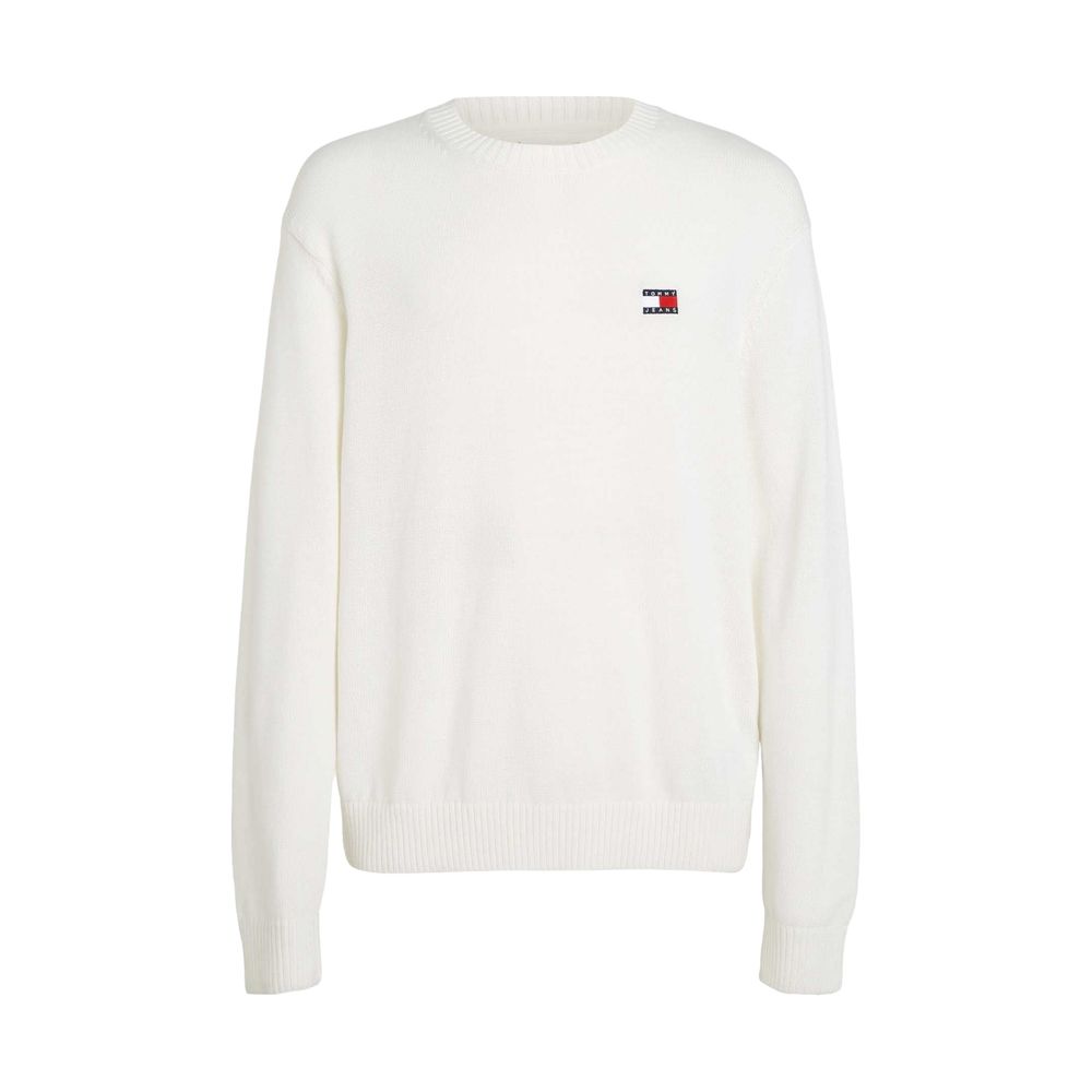 Tommy Hilfiger Jeans White Recycled Polyester Sweater - Sandy Store ByNet
