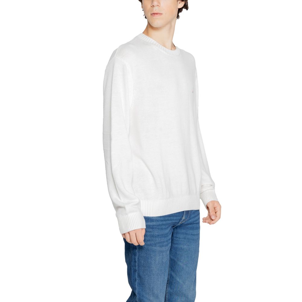 Tommy Hilfiger Jeans White Recycled Polyester Sweater - Sandy Store ByNet