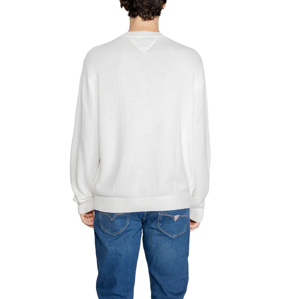 Tommy Hilfiger Jeans White Recycled Polyester Sweater - Sandy Store ByNet