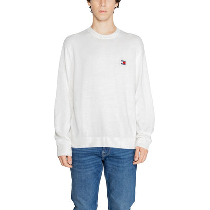 Tommy Hilfiger Jeans White Recycled Polyester Sweater - Sandy Store ByNet