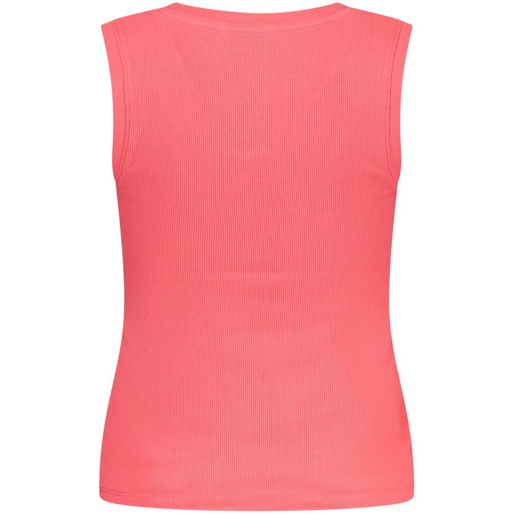 Tommy Hilfiger Pink Cotton Tank Top – XS par Tommy Hilfiger | Disponible sur Sandy Store ByNet