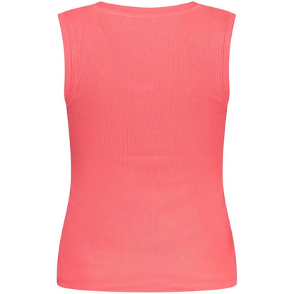 Tommy Hilfiger Pink Cotton Tank Top – XS par Tommy Hilfiger | Disponible sur Sandy Store ByNet