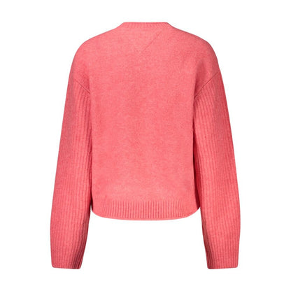Tommy Hilfiger Pink Wool Women Sweater – XS par Tommy Hilfiger | Disponible sur Sandy Store ByNet
