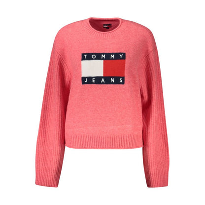 Tommy Hilfiger Pink Wool Women Sweater – XS par Tommy Hilfiger | Disponible sur Sandy Store ByNet