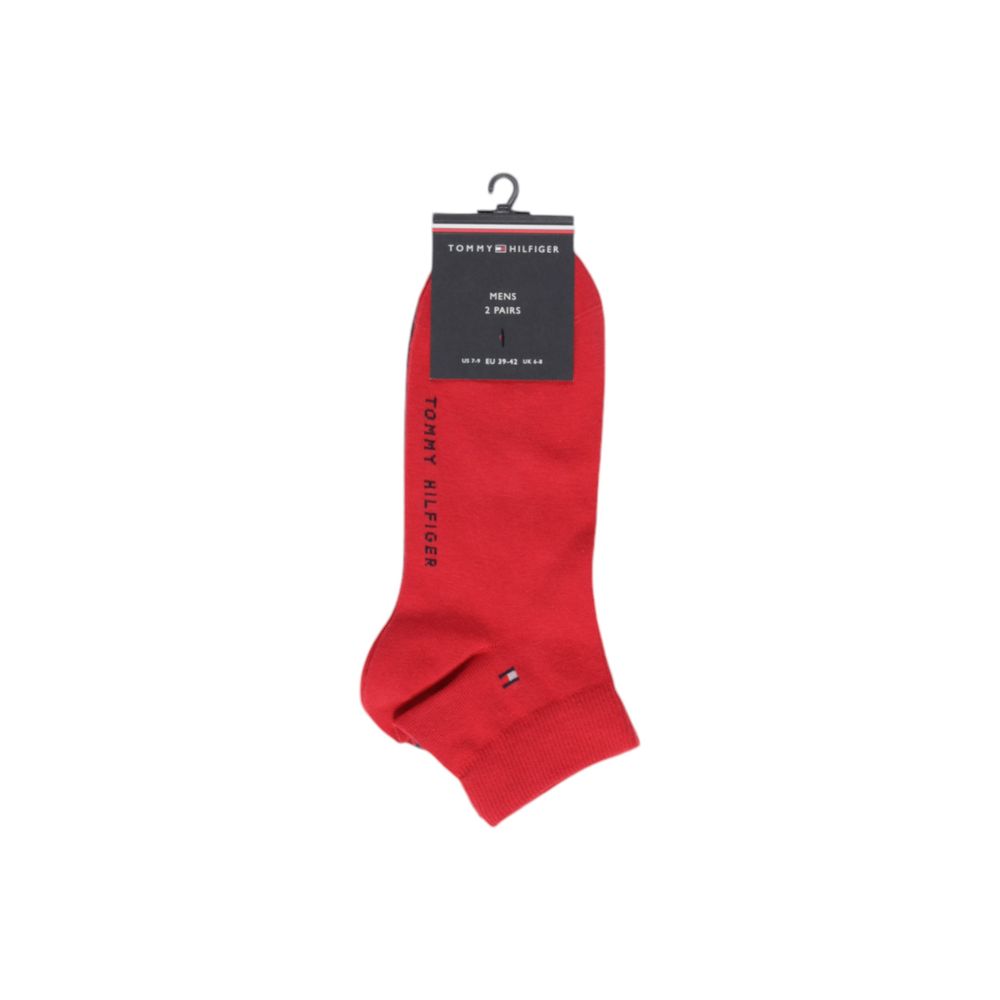 Tommy Hilfiger Red Cotton Sock – 39 - 42 par Tommy Hilfiger | Disponible sur Sandy Store ByNet