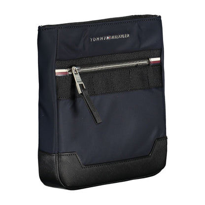 Tommy Hilfiger Sleek Blue Shoulder Bag with Contrasting Details - Sandy Store ByNet