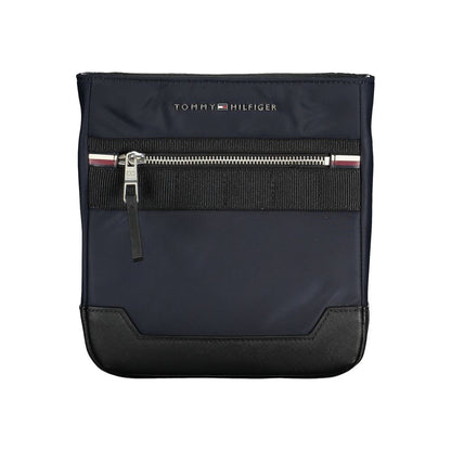 Tommy Hilfiger Sleek Blue Shoulder Bag with Contrasting Details - Sandy Store ByNet
