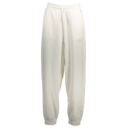 Tommy Hilfiger White Cotton Pant – L par Tommy Hilfiger | Disponible sur Sandy Store ByNet