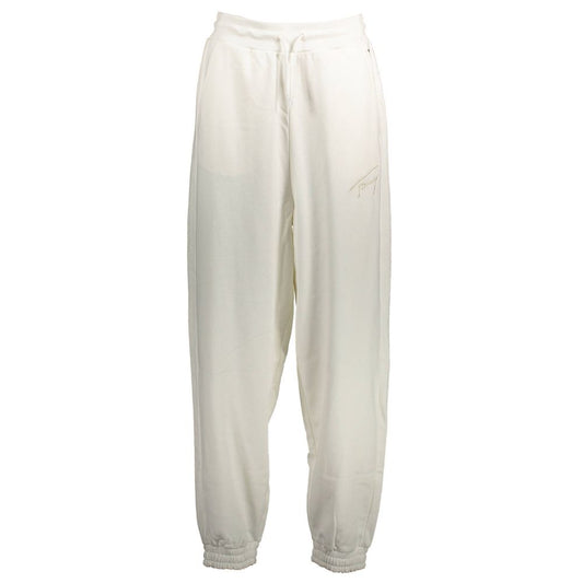 Tommy Hilfiger White Cotton Pant – L par Tommy Hilfiger | Disponible sur Sandy Store ByNet