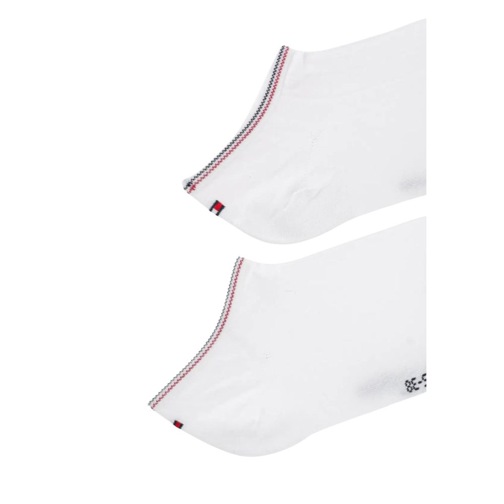 Tommy Hilfiger White Cotton Sock – 39 - 42 par Tommy Hilfiger | Disponible sur Sandy Store ByNet