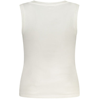 Tommy Hilfiger White Cotton Tank Top – XS par Tommy Hilfiger | Disponible sur Sandy Store ByNet