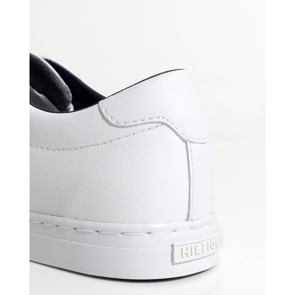 Tommy Hilfiger White Leather Sneaker – EU41/US8 par Tommy Hilfiger | Disponible sur Sandy Store ByNet