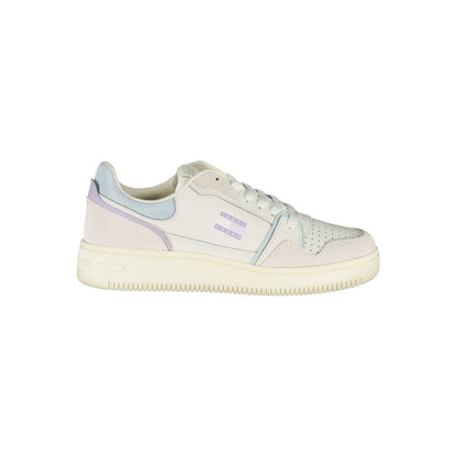 Tommy Hilfiger White Leather Women Sneaker – EU36/US6 par Tommy Hilfiger | Disponible sur Sandy Store ByNet