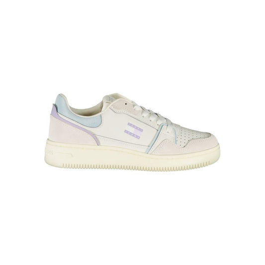 Tommy Hilfiger White Leather Women Sneaker – EU36/US6 par Tommy Hilfiger | Disponible sur Sandy Store ByNet