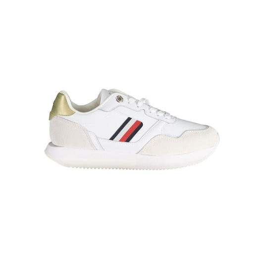 Tommy Hilfiger White Leather Women Sneaker - Sandy Store ByNet