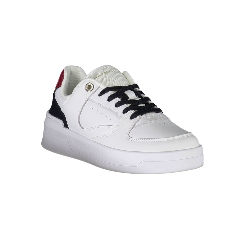 Tommy Hilfiger White Leather Women Sneaker - Sandy Store ByNet