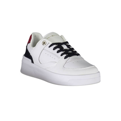 Tommy Hilfiger White Leather Women Sneaker - Sandy Store ByNet