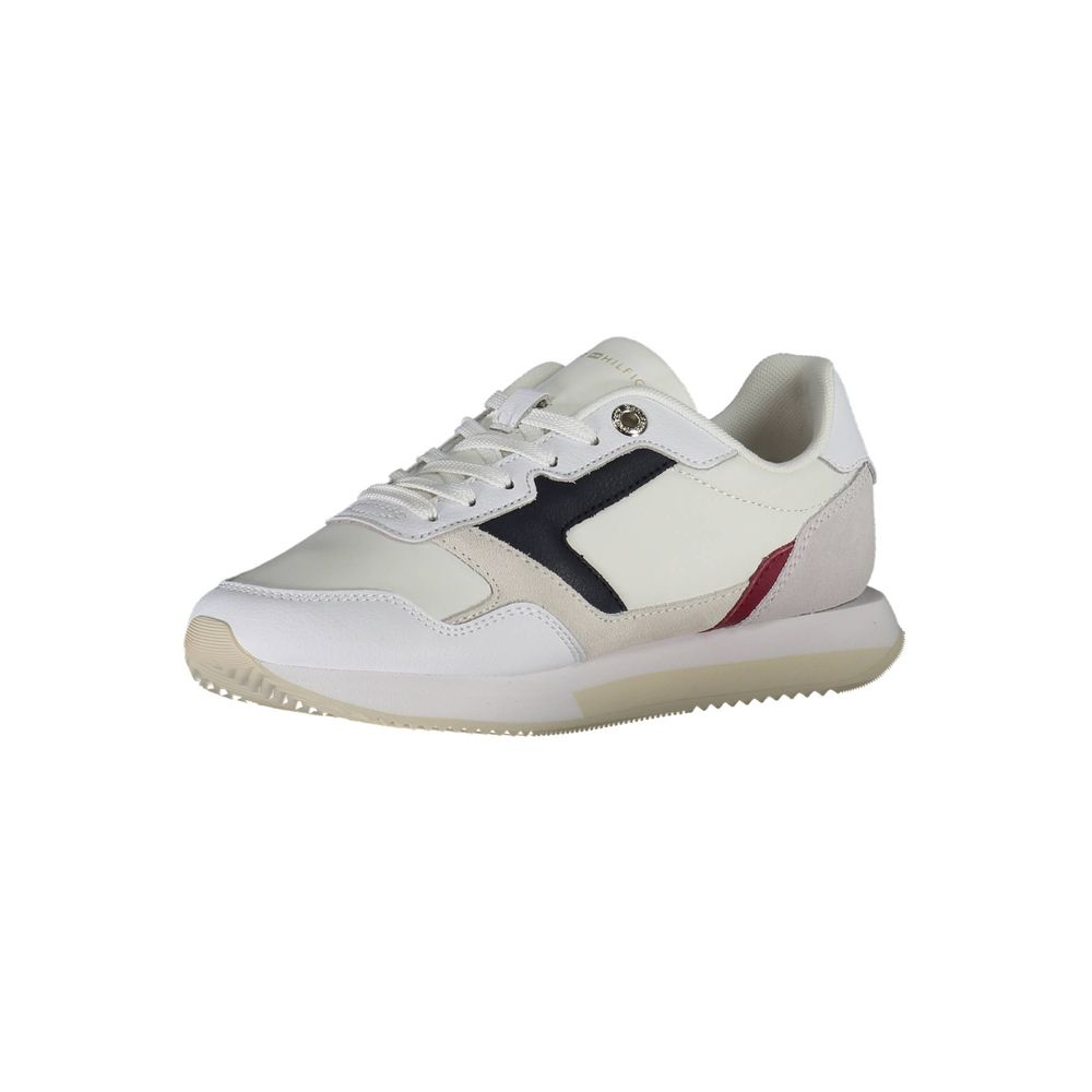 Tommy Hilfiger White Leather Women Sneaker - Sandy Store ByNet