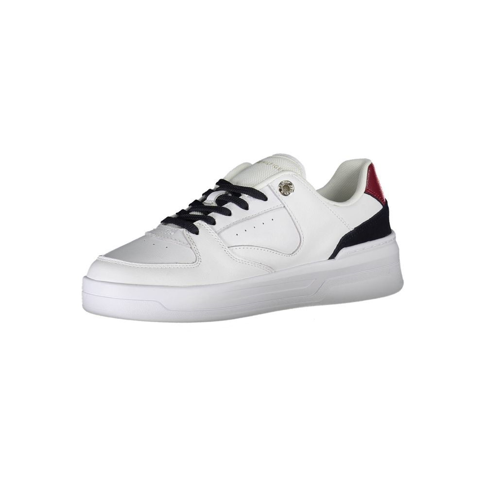 Tommy Hilfiger White Leather Women Sneaker - Sandy Store ByNet