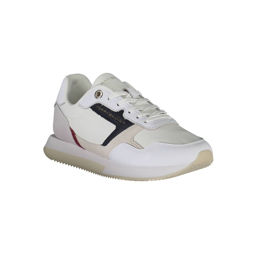 Tommy Hilfiger White Leather Women Sneaker - Sandy Store ByNet