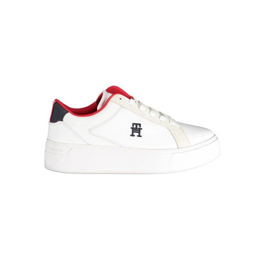 Tommy Hilfiger White Polyester Sneaker - Sandy Store ByNet