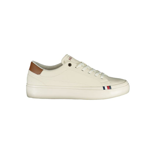 Tommy Hilfiger White Polyethylene Men Sneaker - Sandy Store ByNet