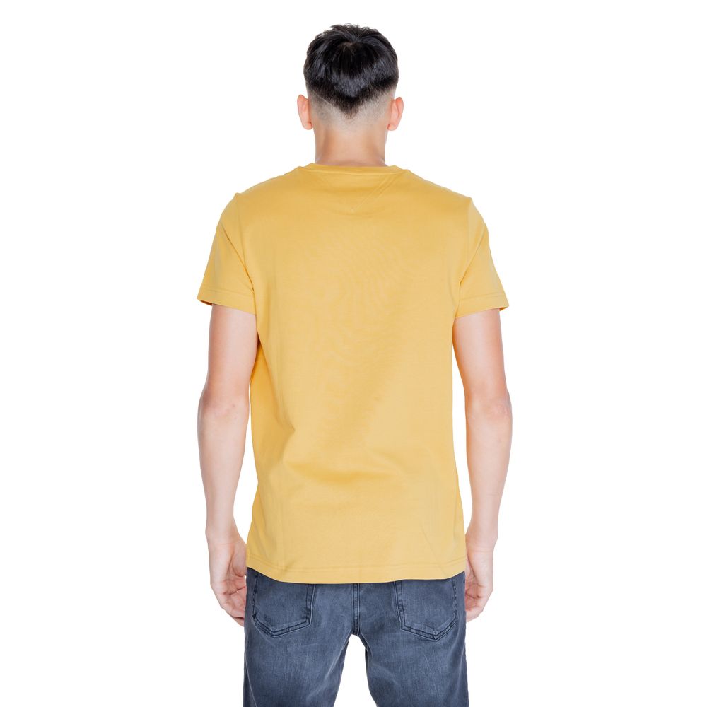 Tommy Hilfiger Yellow Cotton T-Shirt - Sandy Store ByNet