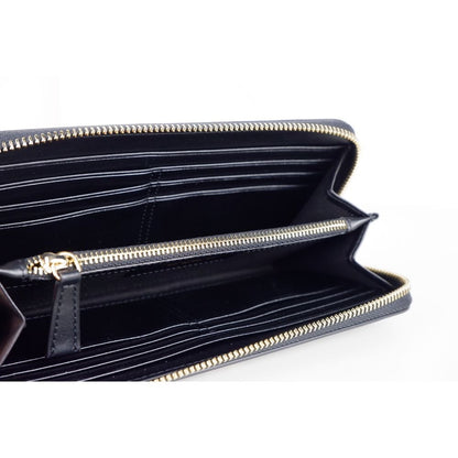 Ungaro Elegant Leather Zippered Wallet in Classic Black - Sandy Store ByNet