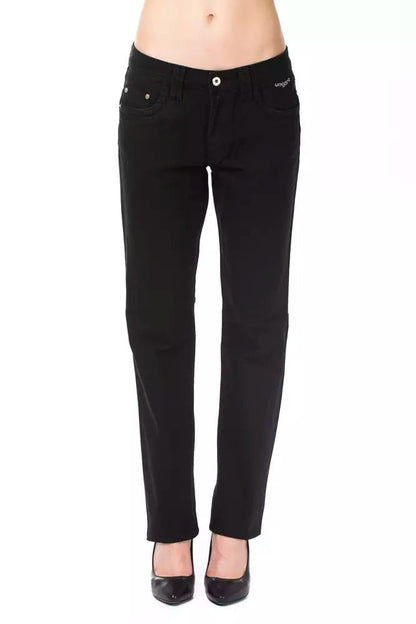 Ungaro Fever Black Cotton Women Pants - Sandy Store ByNet