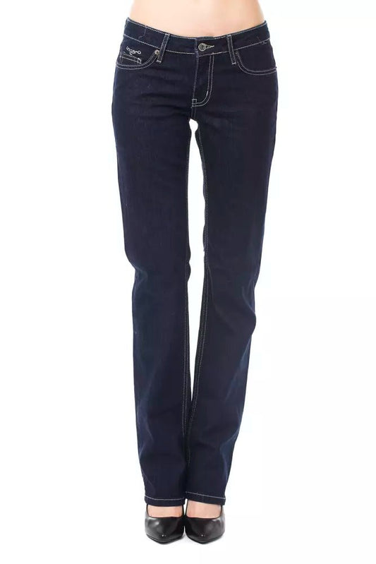 Ungaro Fever Blue Cotton Women Jeans - Sandy Store ByNet