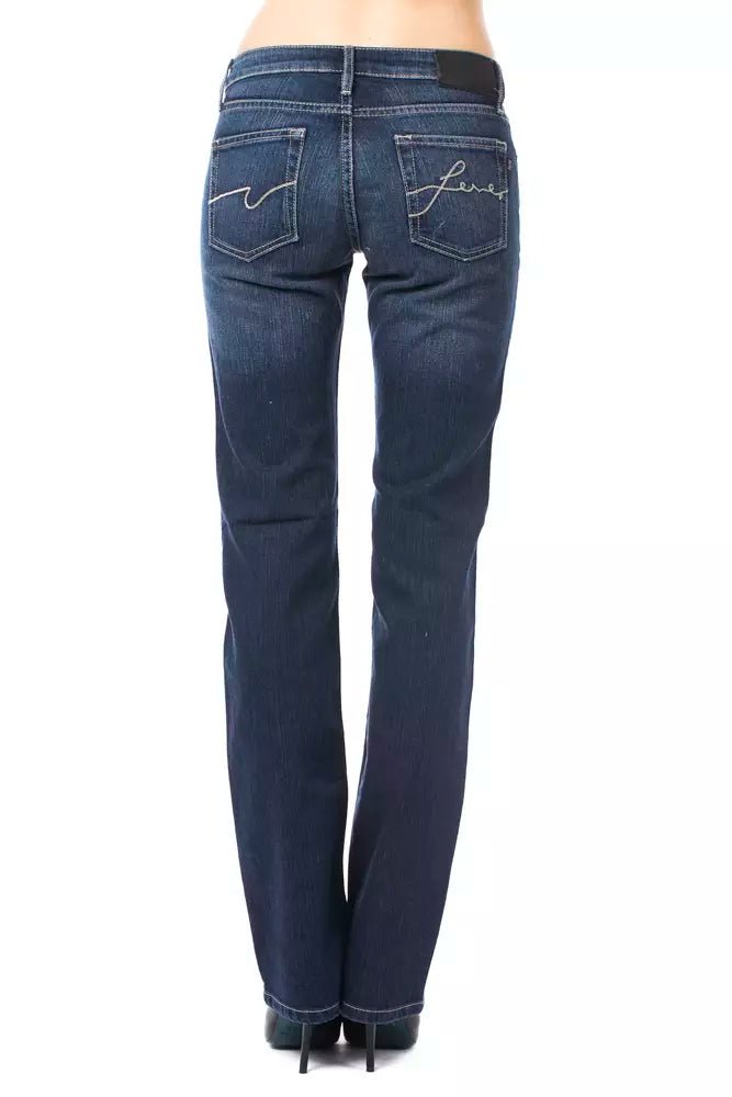 Ungaro Fever Blue Cotton Women Jeans - Sandy Store ByNet