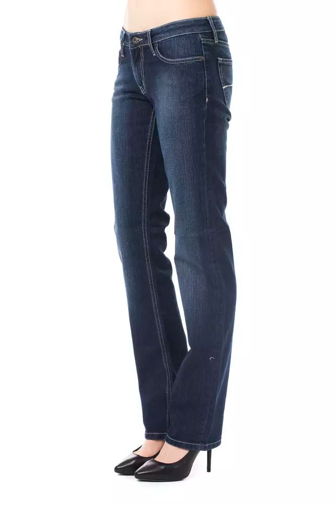 Ungaro Fever Blue Cotton Women Jeans - Sandy Store ByNet