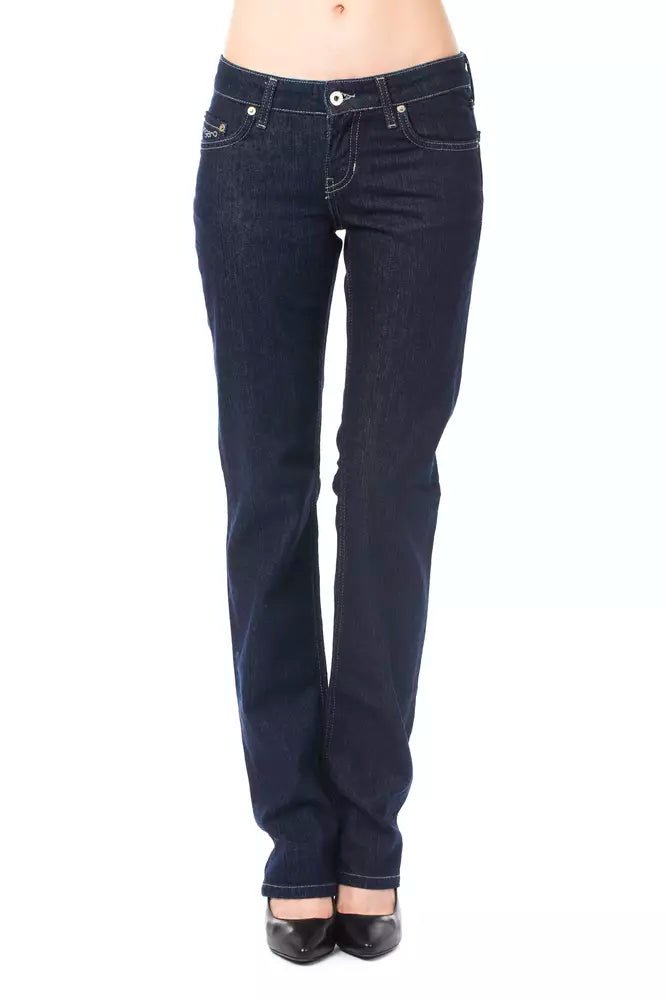 Ungaro Fever Blue Cotton Women Jeans - Sandy Store ByNet