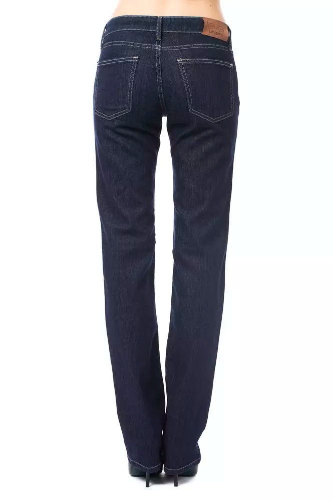 Ungaro Fever Blue Cotton Women Jeans - Sandy Store ByNet