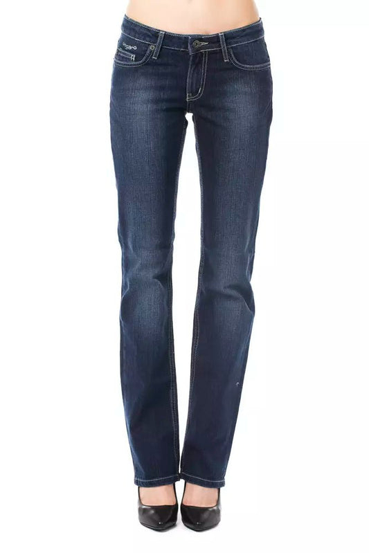 Ungaro Fever Blue Cotton Women Jeans - Sandy Store ByNet