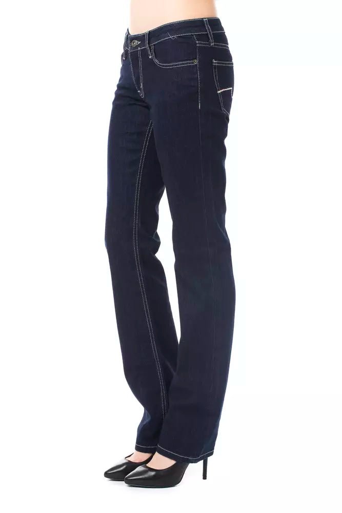 Ungaro Fever Blue Cotton Women Jeans - Sandy Store ByNet