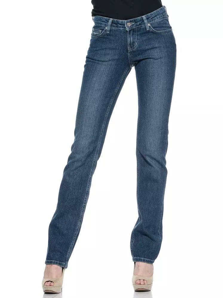 Ungaro Fever Blue Cotton Women Jeans - Sandy Store ByNet