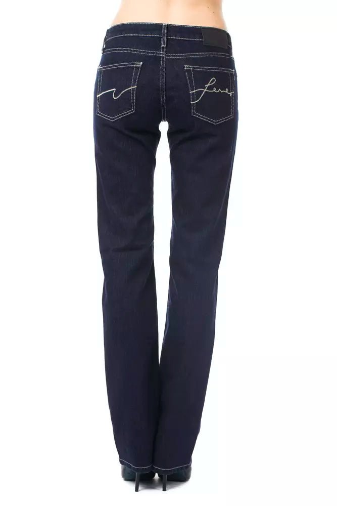 Ungaro Fever Blue Cotton Women Jeans - Sandy Store ByNet