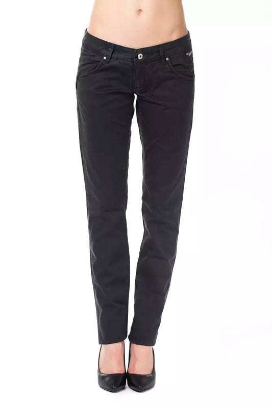 Ungaro Fever Blue Cotton Women Pant - Sandy Store ByNet