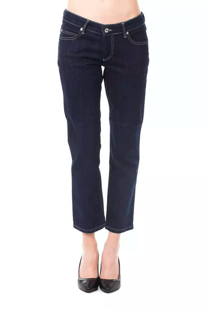 Ungaro Fever Blue Cotton Women's Capri Jeans - Sandy Store ByNet