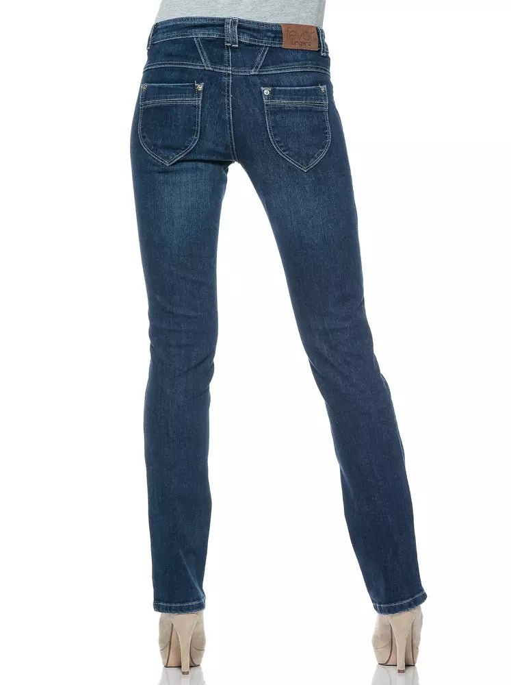 Ungaro Fever Blue Cotton Women's Jeans - Sandy Store ByNet