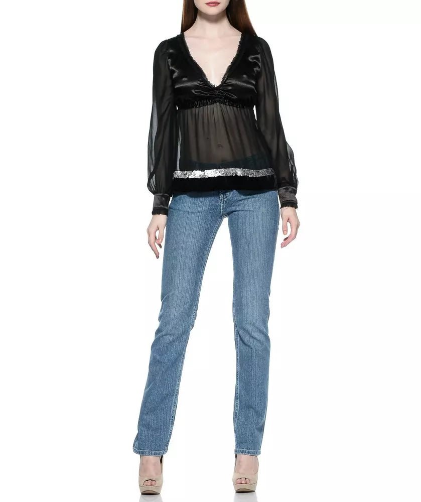 Ungaro Fever Light Blue Cotton Women Jeans - Sandy Store ByNet