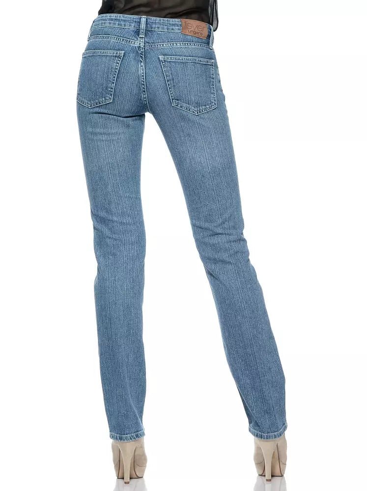 Ungaro Fever Light Blue Cotton Women Jeans - Sandy Store ByNet