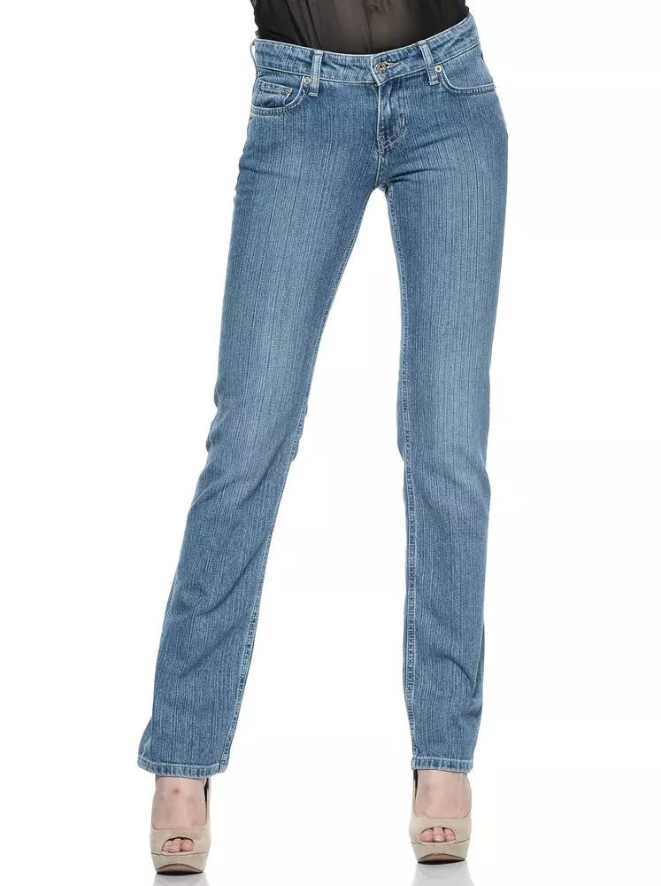 Ungaro Fever Light Blue Cotton Women Jeans - Sandy Store ByNet