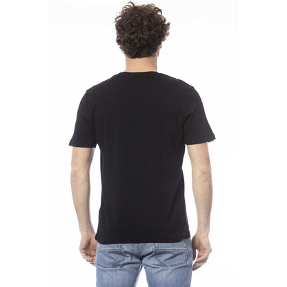 Ungaro Sport Black Cotton Men T-Shirt - Sandy Store ByNet