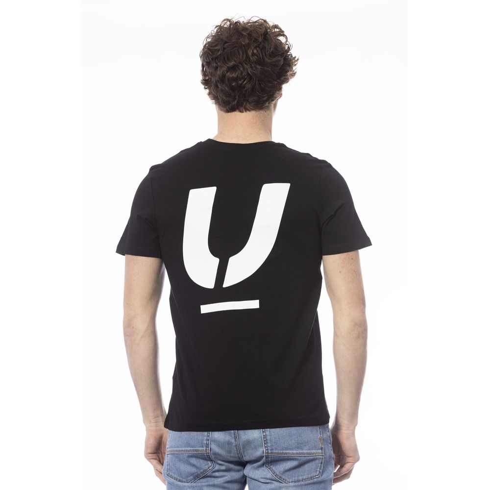 Ungaro Sport Black Cotton Men T-Shirt - Sandy Store ByNet