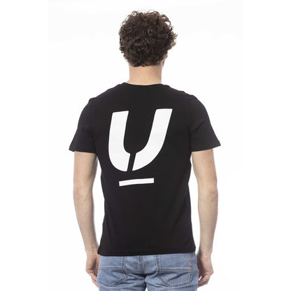Ungaro Sport Black Cotton Men T-Shirt - Sandy Store ByNet